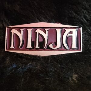 Vintage Y2K The Alley Chicago Ninja belt buckle
